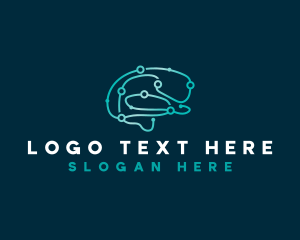 Technology AI Brain Logo