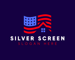 Election - American Flag Realty logo design