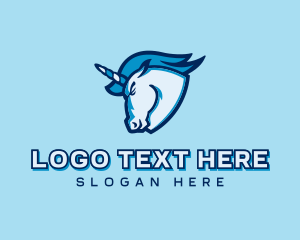 Lgbtqia - Unicorn Horse Equestrian logo design