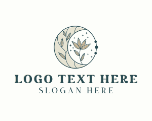 Star - Floral Moon Jewelry logo design