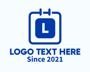 Minimalist - Minimalist Calendar Lettermark logo design