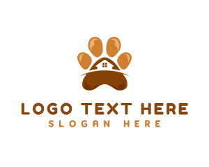 Dog - Pet Paw Grooming logo design