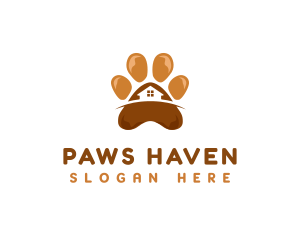 Pet Paw Grooming logo design