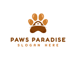 Pet Paw Grooming logo design