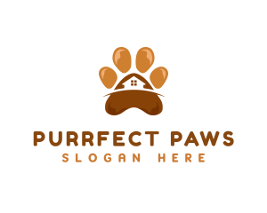 Pet Paw Grooming logo design