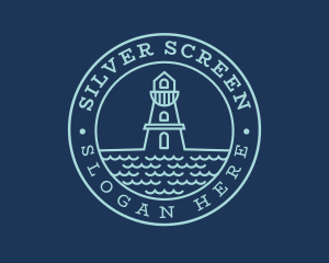 Blue Sea Lighthouse Logo