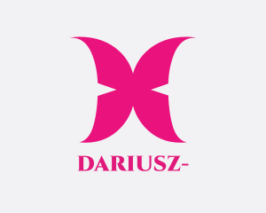 Wing - Pink Butterfly Wings logo design