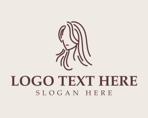 Blush - Pretty Woman Hair logo design