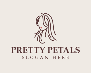 Pretty Woman Hair logo design