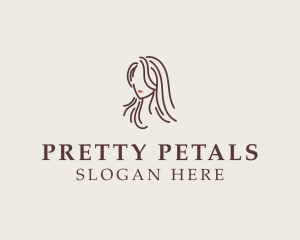 Pretty Woman Hair logo design