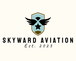 Aeronautical - Flight Wings Aviation logo design