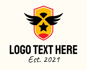 Flight - Flight Wings Emblem logo design