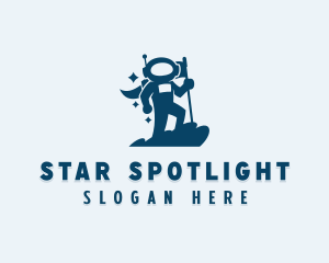 Astronaut Space Costume logo design