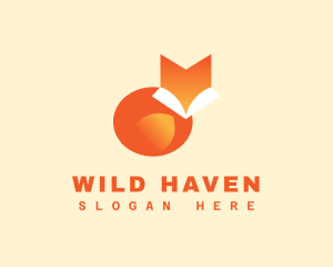 Wildlife Fox Zoo logo design