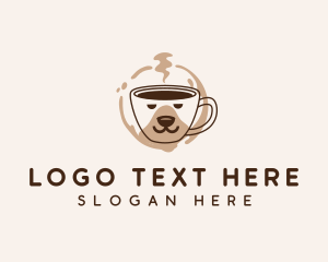 Dog Coffee Mug logo design