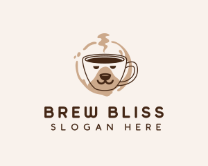 Dog Coffee Mug logo design