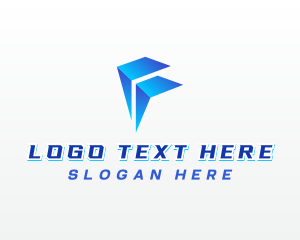 App - Modern Business Company Letter F logo design