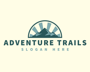 Alpine Mountain Trekking logo design