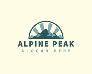 Alpine - Alpine Mountain Trekking logo design