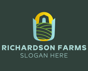 Sunset Barn Farm logo design