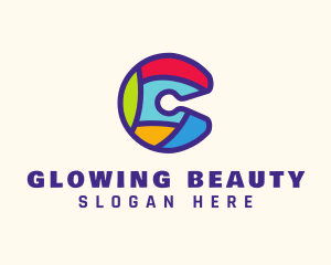 Learning - Colorful Letter C logo design