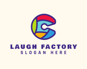 Comedy - Colorful Letter C logo design