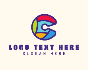 Comedy - Colorful Letter C logo design