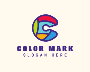 Colorful Letter C logo design