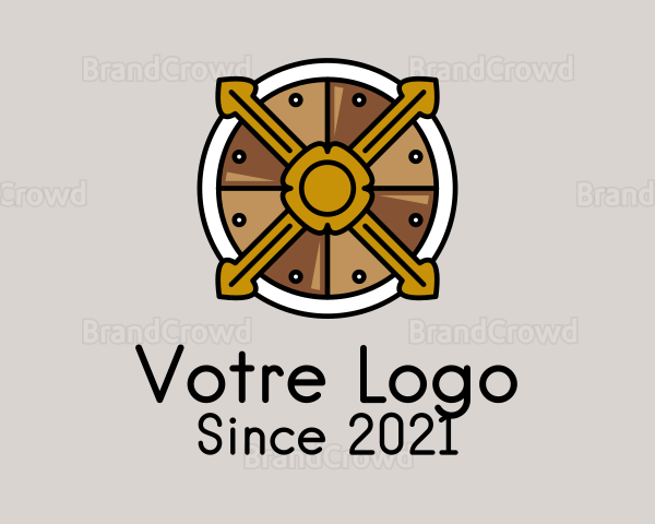 Viking Armor Shield Logo