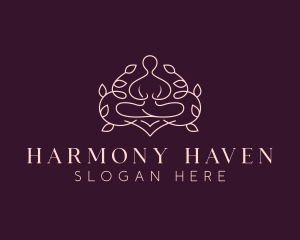 Holistic - Holistic Yoga Meditation logo design