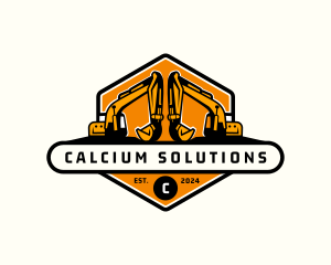 Industrial Backhoe Digger logo design