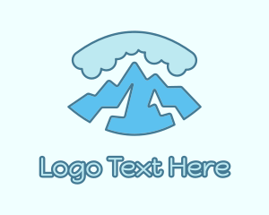 Cloudy Mountain Adventure Logo