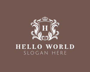 Wedding Hotel Crown logo design