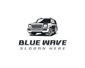 SUV Car Transportation Logo