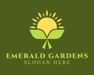 Natural Leaf Farming  logo design