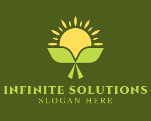 Sustainability - Natural Leaf Farming logo design