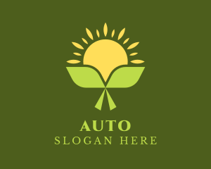 Herbal - Natural Leaf Farming logo design