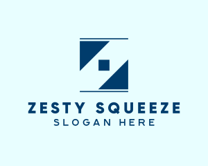 Square Frame Letter Z logo design