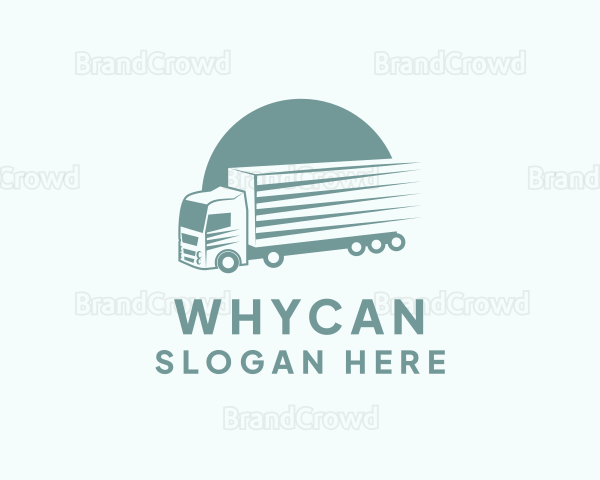 Cargo Truck Haulage Logo