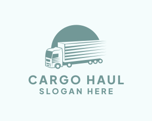 Cargo Truck Haulage logo design