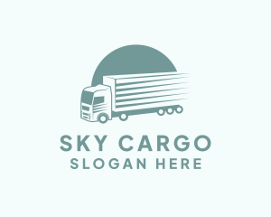 Cargo Truck Haulage logo design