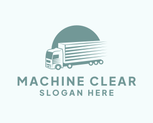 Highway - Cargo Truck Haulage logo design