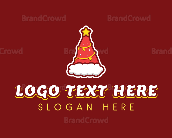 Christmas Holiday Hat Logo