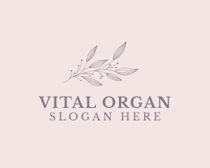 Organic Wellness Spa logo design