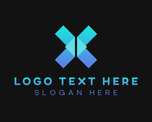 Tech Programmer Letter X Logo