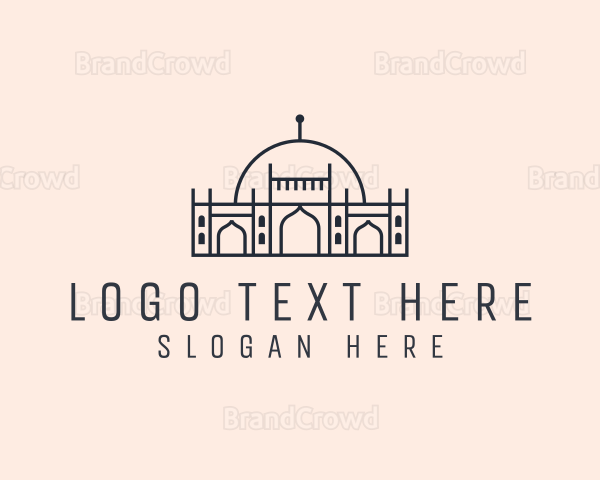 Mosque Islamic Landmark Logo