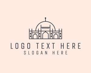 Eid Al Fitr - Mosque Islamic Landmark logo design