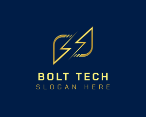 Bolt - Lightning Bolt Charge logo design