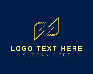 Supply - Lightning Bolt Charge logo design