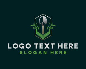 Digging - Gardening Shovel Tool logo design